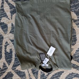 Frankie shop Eva padded shoulder shirt size small